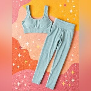 12. Easter Egg Teal Workout Set